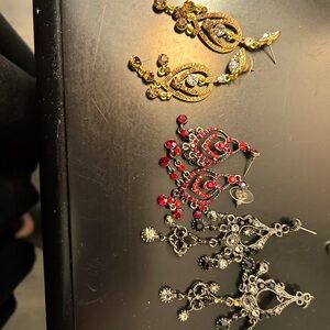 Costume jewelry earrings